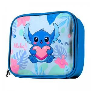 Estojo Escolar Box Aloha 8X17X22Cm Organizador para Material Escolar