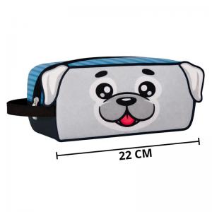 Estojo Escolar Mini Puppy Dog com Zíper Único para Crianças