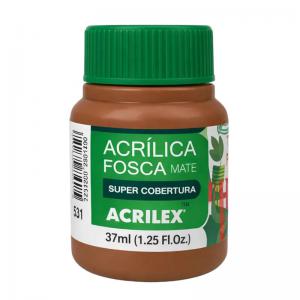 Tinta Acrílica Fosca Marrom 37Ml para Artesanato e Decoração
