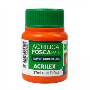 Tinta Acrílica Fosca Laranja 37Ml para Artistas e Artesanato