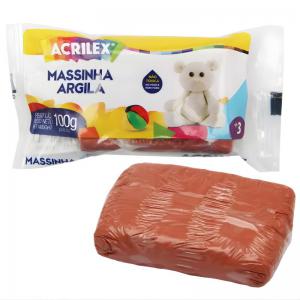 Massa Modelar Argila Terracota 100G Unidade - Acrilex