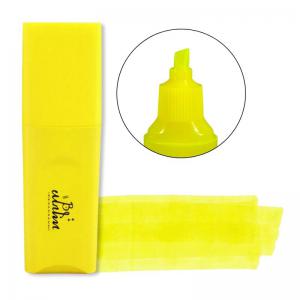 Marca Texto Mini Neon Amarelo, Fluorescente, Portátil, Alta Visibilidade, Escolar e Escritório