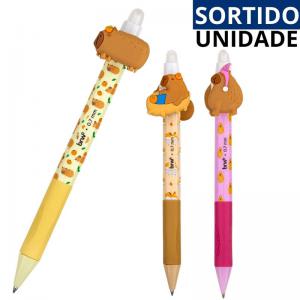 Caneta Esferográfica 0.7Mm Brw Capivara Divertida Colorida Unidade
