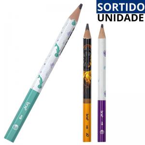 Lápis Preto Hb Resina Triangular Ergonômico Extreme Big Brw