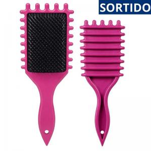 Escova de Cabelo Raquete Fitagem Condor Oval Desembaraçante 28Cm