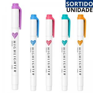 Marca Texto Ponta Dupla Sortidos Cores Variadas Unidade Escolar
