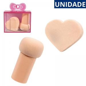 Kit Esponja de Maquiagem Gota com 2 Unidades - Ideal para Aplicação Perfeita