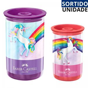 Apontador com Depósito Unicórnio Colorido Infantil Escolar