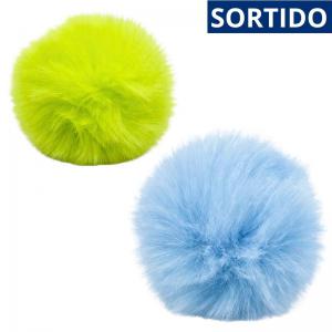 Pompom Colorido para Chaveiro 7Cm Decoração e Acessórios Sortidos