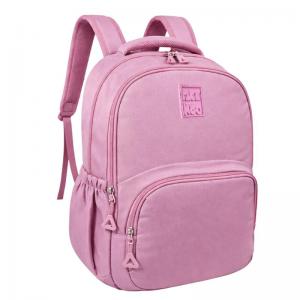 Mochila Escolar Juvenil Dayly Roxa 44X30X13Cm Bolsos Almofadadas