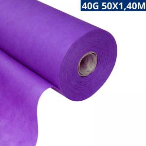 Tnt Roxo 40G, Rolo 50X1,40M, Ideal para Decoração e Artesanato