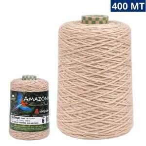 Barbante Amazônia 4/6 Marfim 400G Cor.44 Artesanato e Decoração
