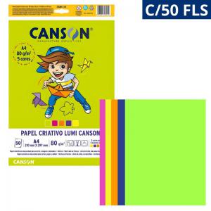 Papel Criativo Lumi A4 80G Colorido 210X297Mm 32 Folhas para Origami