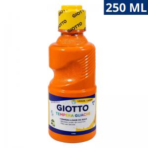 Tinta Guache Escolar Laranja Giotto 250Ml Ideal para Artes