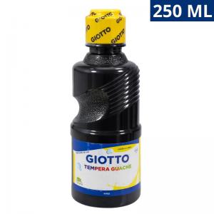 Tinta Guache Escolar Preto Giotto 250Ml - Arte e Criatividade
