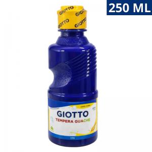 Tinta Guache Escolar Azul Giotto 250Ml Arte Desenho Crianças