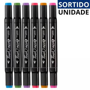 Canetinha Touch Dupla Ponta para Colorir Unidade Versátil