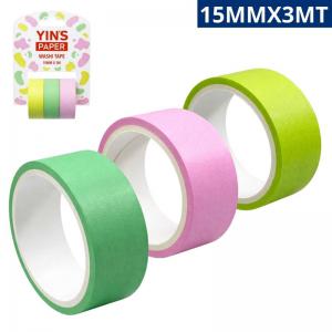 Fita Adesiva Colorida Lisa Candy 15Mmx3M Pacote com 3 Unidades