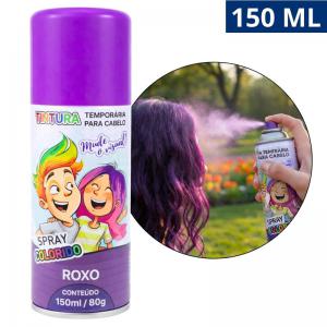 Tinta para Cabelo em Spray Roxo 150Ml - Coloração Temporária Vibrante