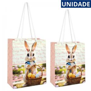 Sacola Presente Páscoa Sweet Bloom 22X14X8Cm Ideal para Lembranças