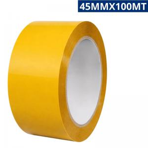 Fita Adesiva Amarela Barcelona 45Mm X 100M para Embalagem e Fixação
