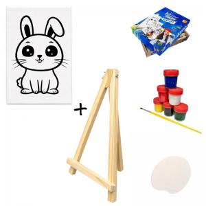 Kit Telas para Pintura Stalo 8 Peças, Material Resistente, Arte