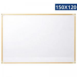 Quadro Escolar Branco 150X120Cm Madeira Soft Prime Alta Qualidade