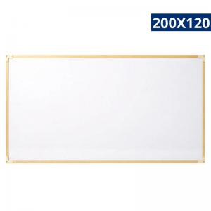 Quadro Escolar Branco em Madeira Soft Prme 200X120Cm Alta Durabilidade