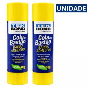 Cola Bastão Tek Bond 40G Escolar para Trabalhos e Artesanato