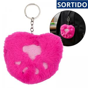 Chaveiro de Pelúcia Patinha Bordada 11X12Cm Sortidos - Ideal para Presente