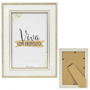 Porta Retrato Plástico 10X15 Decorativo Vertical Horizontal Cores Sortidas