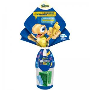 Ovo de Páscoa Arcor Tortuguita Branco com Massinha 100G - Presente Infantil