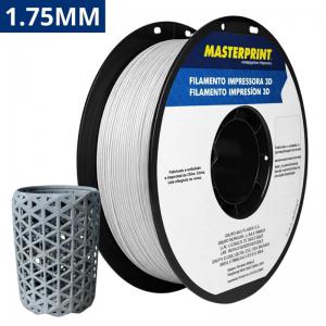 Filamento 3D Petg Masterprint 1.75Mm Cinza Alta Qualidade