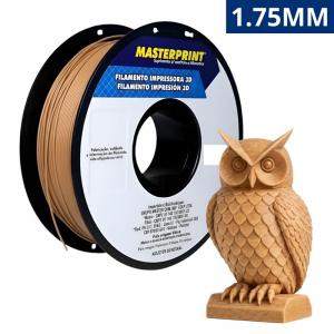 Filamento 3D Pla 1.75Mm Hyper Speed Madeira Escura Impressão Alta Qualidade