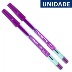 Caneta Esferográfica Compactor 1.2Mm Ponta Grossa Violeta para Escrita
