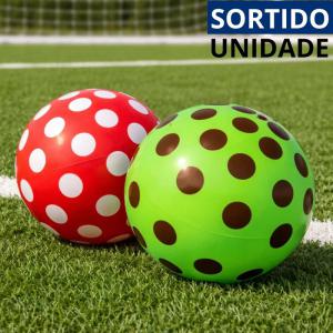 Bola de Vinil Joaninha 18Cm Cores Sortidas Brinquedo Infantil