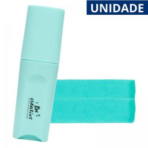 Marca Texto Mini Azul Pastel Neon Triangular Ponta Chamfrada