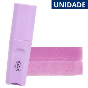 Marca Texto Mini Triangular Tom Pastel Lilás Neon Ponta Chamfrada