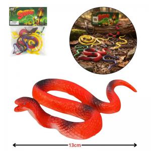 Kit Cobra Plástica Decorativa Sortida 8 Peças - Brinquedo Realista