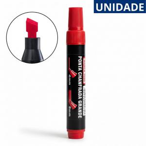 Pincel Atômico Canetão Vermelho Radex para Escrita e Marcação