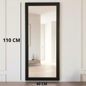 Espelho Decorativo com Moldura Liso 40X110Cm Variadas Cores Elegante