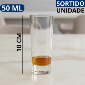 Copo de Vidro para Aperitivo Dose 50Ml Valdivia Transparente Resistente