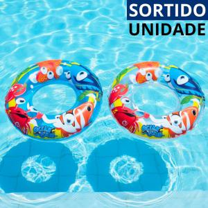 Boia Circular Infantil Oceano Fun 50Cm para Piscina - Segura e Colorida