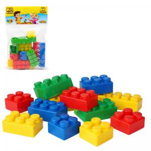 Blocos Educativos Coloridos para Montar Ggb Kit com 96 Peças