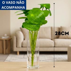 Pick Folhagem Verde Decorativo 28Cm, Ideal para Arranjos e Decoração