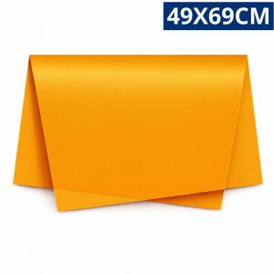 Tapete Capacho Poliéster Laranja Liso Antiderrapante 49X69Cm Porta Entrada Cozinha