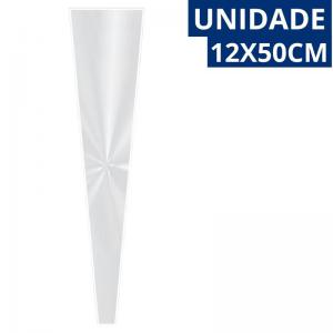 Haste Cone Policristal Botão de Rosa 12Mm X 50Cm Transparente