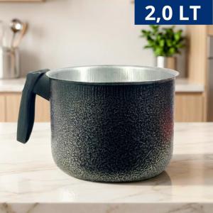 Canecão de Alumínio Craquelado 2 Litros para Chopp e Suco Decoração Vintage