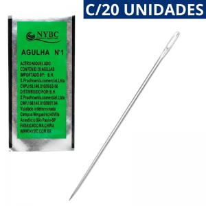 Agulha Darning Costura Manual Remendo Número 1 Kit 20 Unidades
