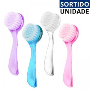 Escova Facial de Silicone para Limpeza Profunda Massageadora Cores Sortidas